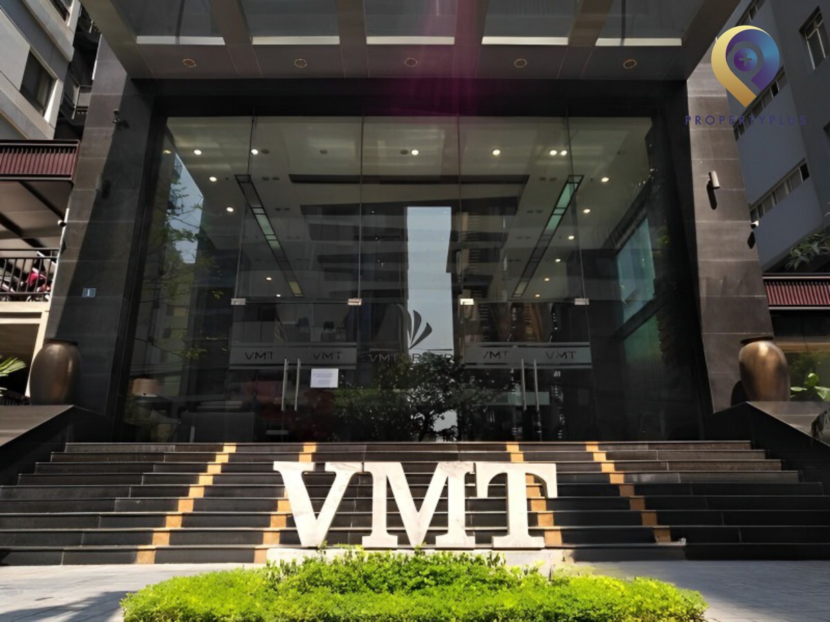 Góc chụp tòa nhà VMT Building trên phố Duy Tân